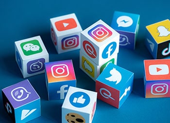 Social Media Icon Blocks - Coren Law Group P.C.
